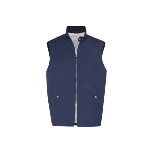 Brunello Cucinelli Flannel Zipped Gilet