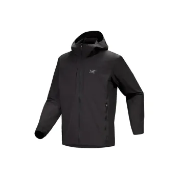 Arcteryx GAMMA Waterproof, Windproof, UV Protection, Breathable, Abrasion Resistant Windbreaker Jacket Men's Black