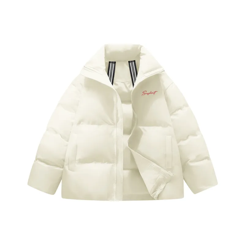 YAYA Down Jacket Unisex Pink White-17
