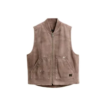 ZARA Vests Men Light Brown