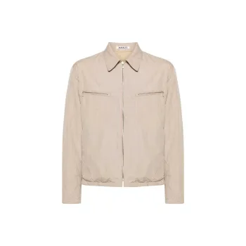 Auralee Zip up Wool Shirt Jacket