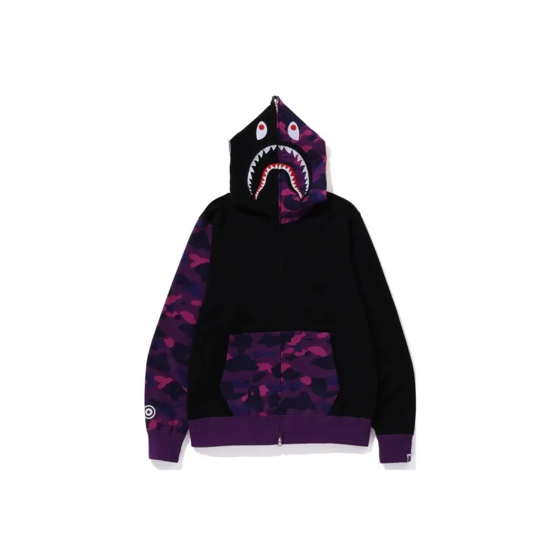 Bape Color Camo Shark Full Zip Hoodie FW23-1