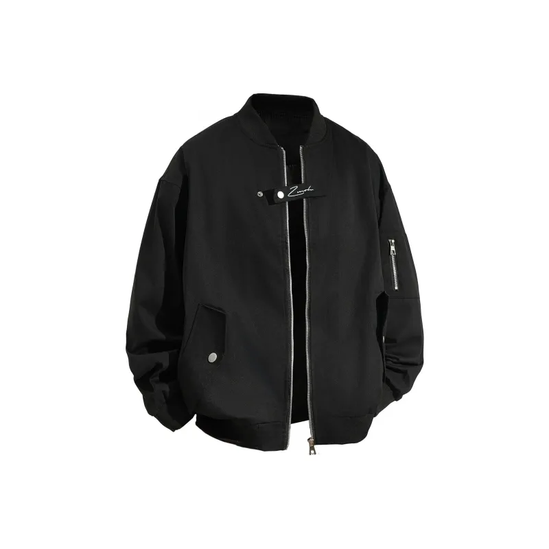 ZMOH Baseball Collar Jacket Unisex Couple's-8
