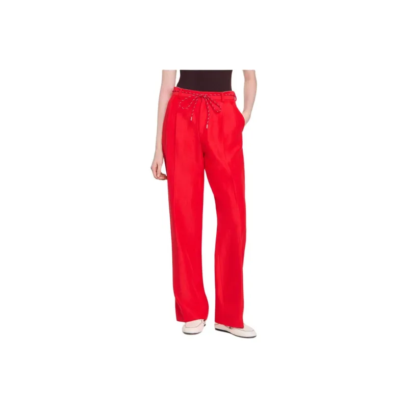Sandro Cotton Trousers-1