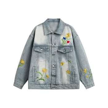 ZEXO Denim Jackets Unisex Blue