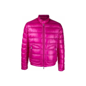 Moncler Acorus Series Down Jackets Men Rose Red