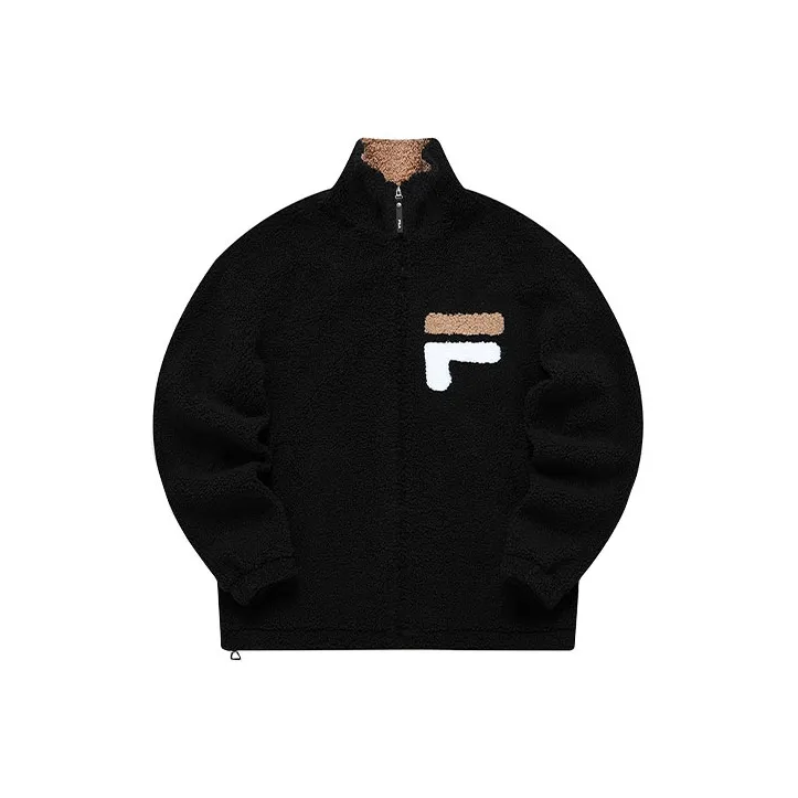 FILA Velvet Jackets Men Black-0