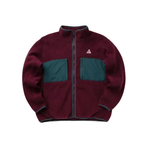 Nike ACG Collection Velvet feel Coat Men's Deep Red