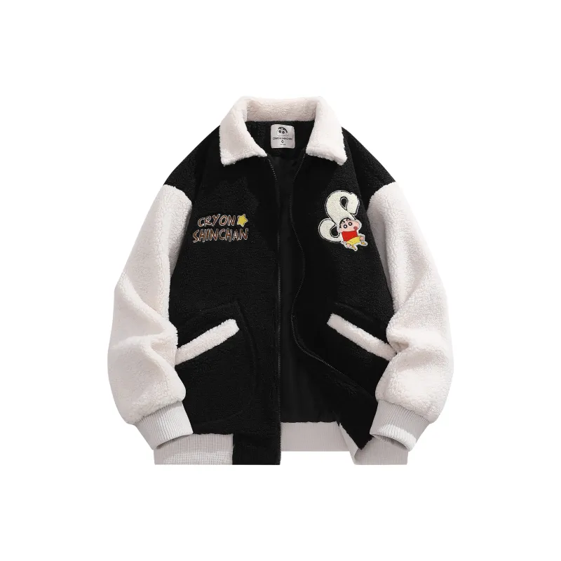 Crayon Shinchan Velvet feel Coat Unisex-10