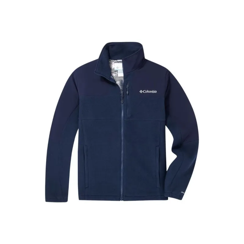 Columbia Velvet Jackets Men Navy Blue-0