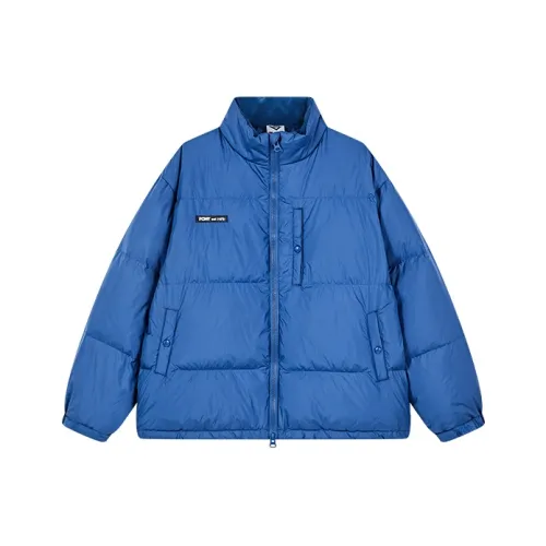 Pony Down Jackets Unisex Navy Blue