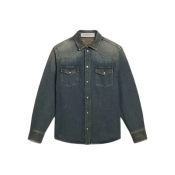Golden Goose FW24 Denim Jacket Men's Blue