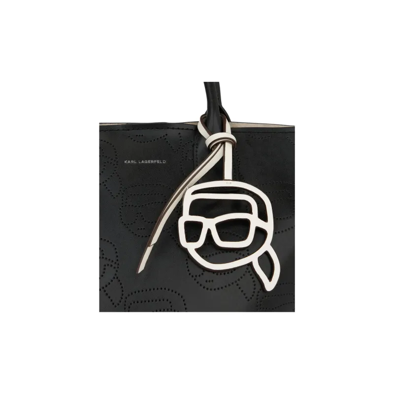 KARL LAGERFELD / Karl Lagerfeld Jeans Ikon Perforated Tote Bag-3