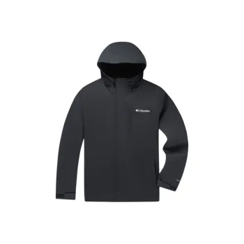 Columbia Omni Heat 2024 Fall Waterproof Thermal Heat Reflective Windbreaker Jacket Men's Black