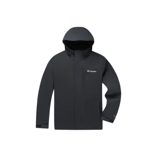 Columbia Omni Heat 2024 Fall Waterproof Thermal Heat Reflective Windbreaker Jacket Men's Black