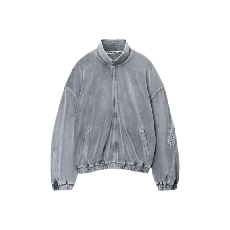 Alexander Wang FW24 Jackets & Coats Unisex Washable Charcoal-0