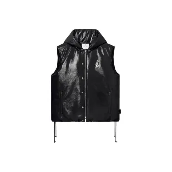 COURREGES Ac Vinyl Sleeveless Puffer Jacket