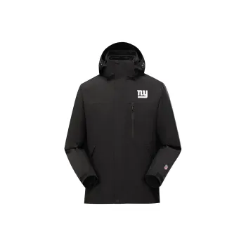 NFL Waterproof And Windproof Windbreaker Jacket Unisex Black