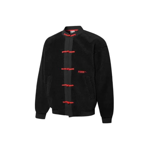 PUMA Velvet Jackets Unisex Black