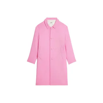 AMIPARIS Paris Tweed Button Up Coat