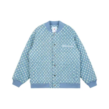 FEAROM Loose Fit Thickened Baseball Jacket Unisex