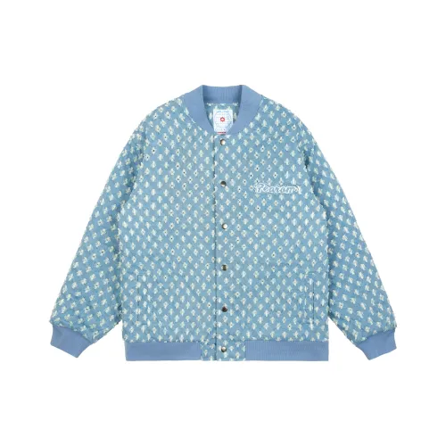FEAROM Loose Fit Thickened Baseball Jacket Unisex