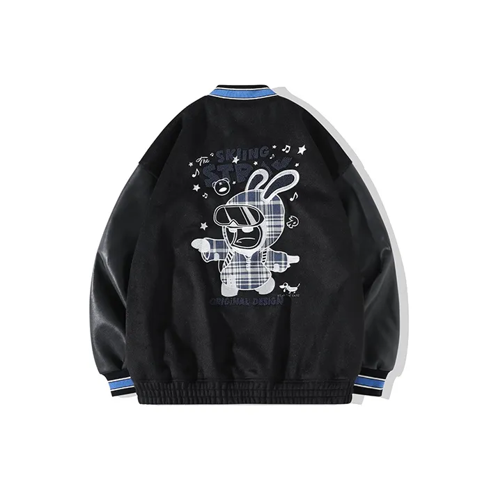LAMLICKA Baseball Jerseys Unisex Black-0