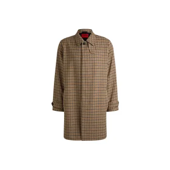 HUGO BOSS Coats Men Brown