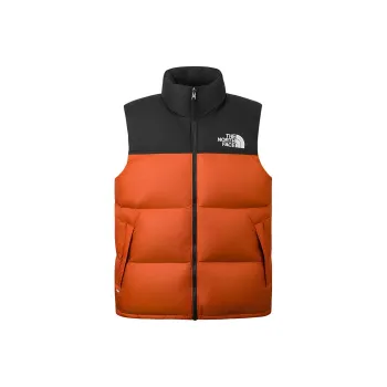 THE NORTH FACE 1996 Collection FW24 Down Vests Unisex Sunset Orange