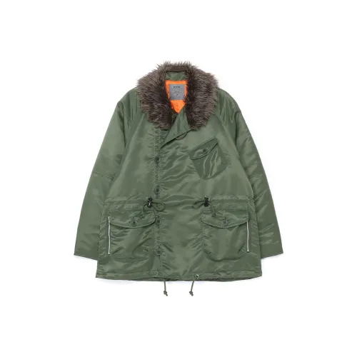 Yohji Yamamoto Coats Unisex Khaki