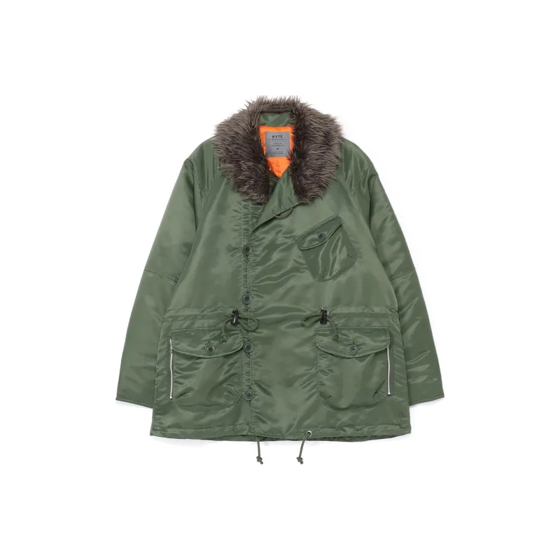 Yohji Yamamoto Coats Unisex Khaki-0