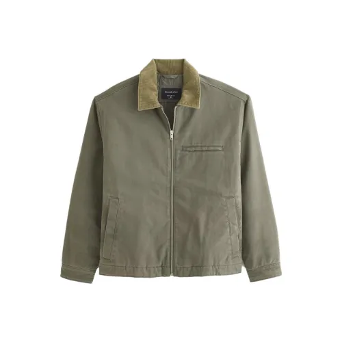 Abercrombie＆Fitch Jackets Men Olive Green