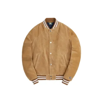 KITH X Wilson Willets Suede Varsity Jacket