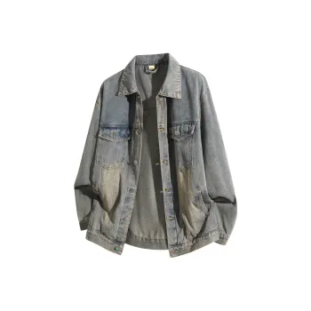 MARK WAFFLE Denim Jacket Unisex