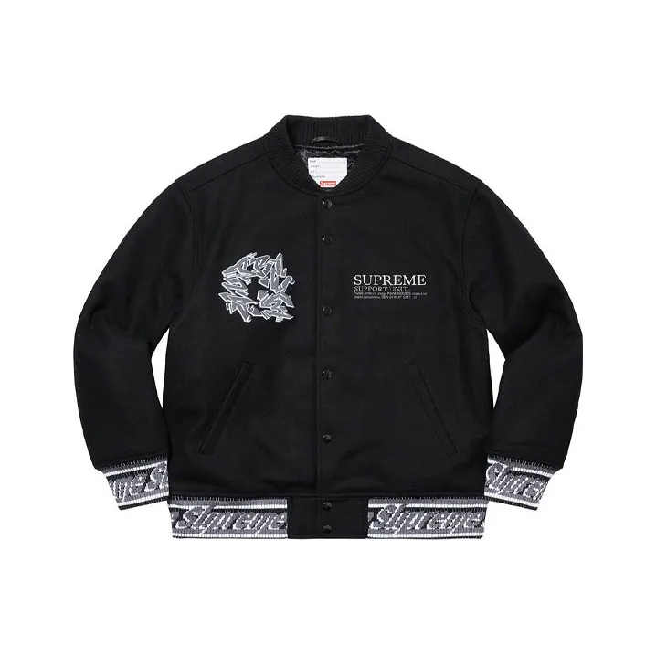Supreme Support Unit Varsity Jacket-3
