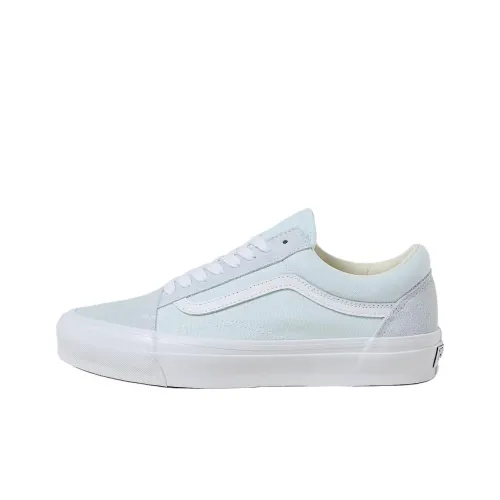 Vans Premium Old Skool Anti Slip Wear Resistant Low Top Skateboard Shoes Unisex Blue