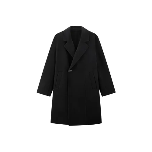 PEACEBIRD MEN Wool Woolen Coat Men's