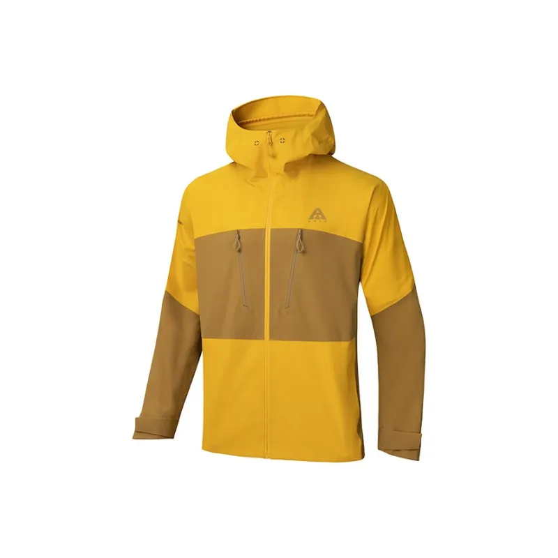 Anta Windproof And Wear-Resistant Windbreaker Jacket Men's Yellow Brown-0