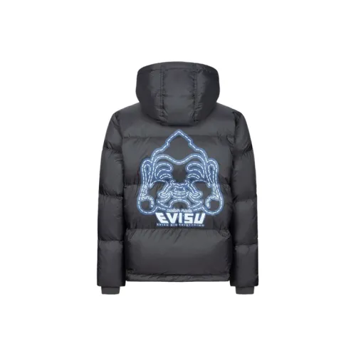 EVISU Down Jacket Men's Dark Gray