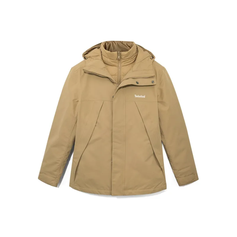 Timberland Waterproof And Windproof Windbreaker Jacket Men's British Khaki-0