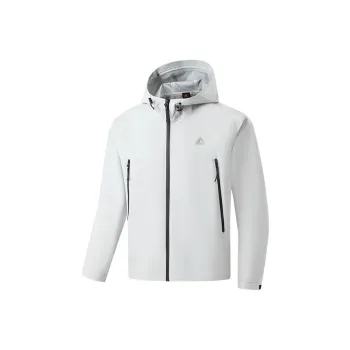 PEAK Three Proofing Windbreaker Jacket Men's Light Silver Gray