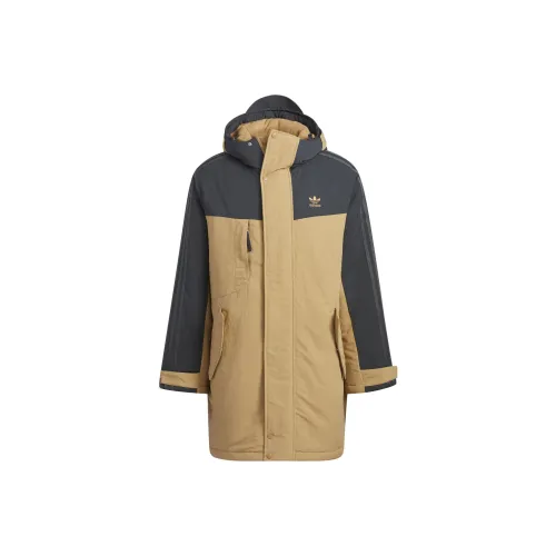Adidas Originals Puffer Jackets Men Cardboard Yellow