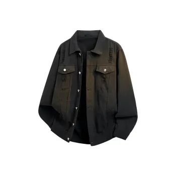 Yiwen Denim Jacket Unisex Black