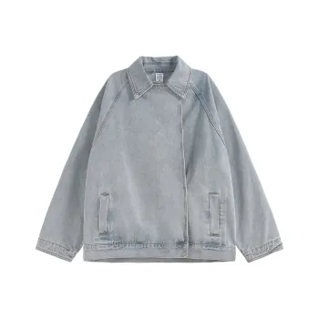 UNIWOLF Denim Jacket Unisex Light Blue