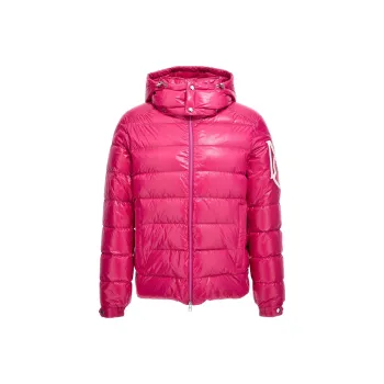 Moncler Down Jackets Men Fuchsia