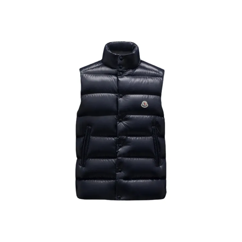 Moncler Tibb Series Vests Men Marine Blue-0