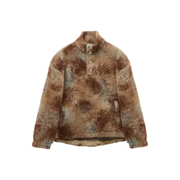 Alexander McQueen Oversized Forrest Fleece Sweatshirt