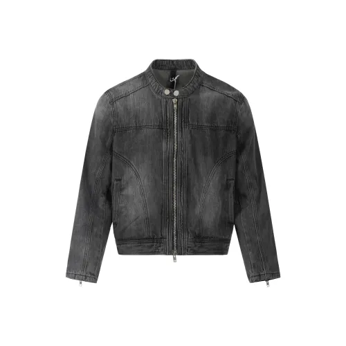 GBXM Denim Jacket Unisex Washed Black