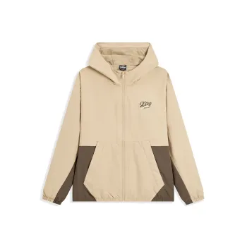 XTEP Waterproof Jackets & Coats Unisex Sand Stone/Paulownia Brown