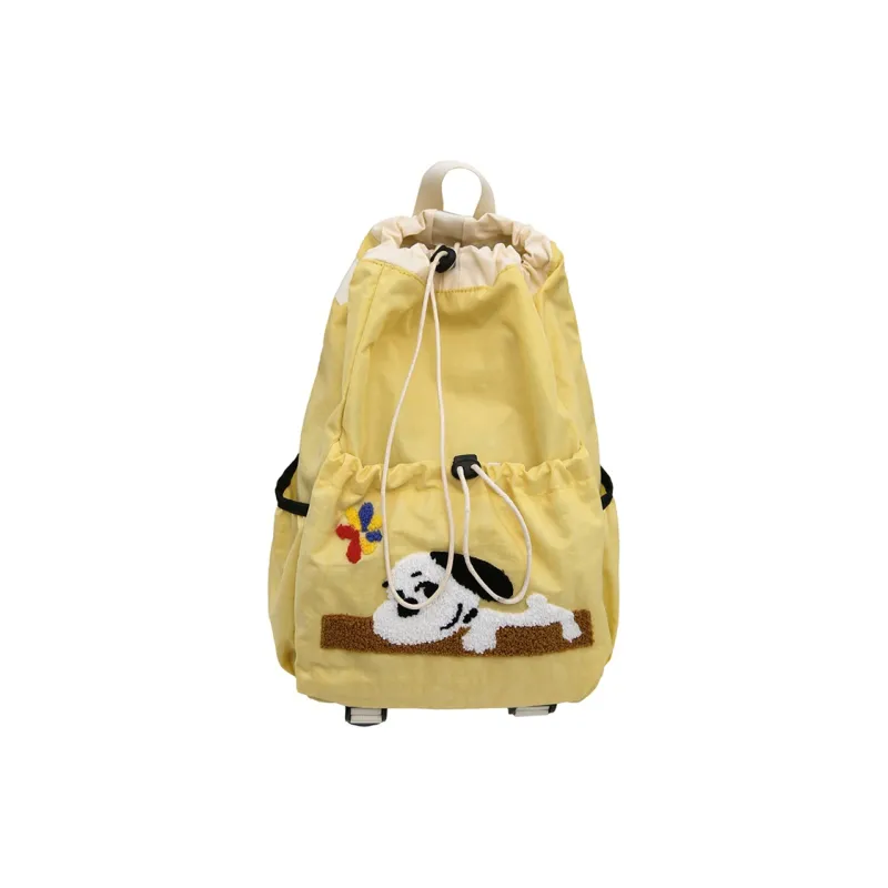 Alcohol Dragon Nylon Backpack Regular Women's Multicolor-22
